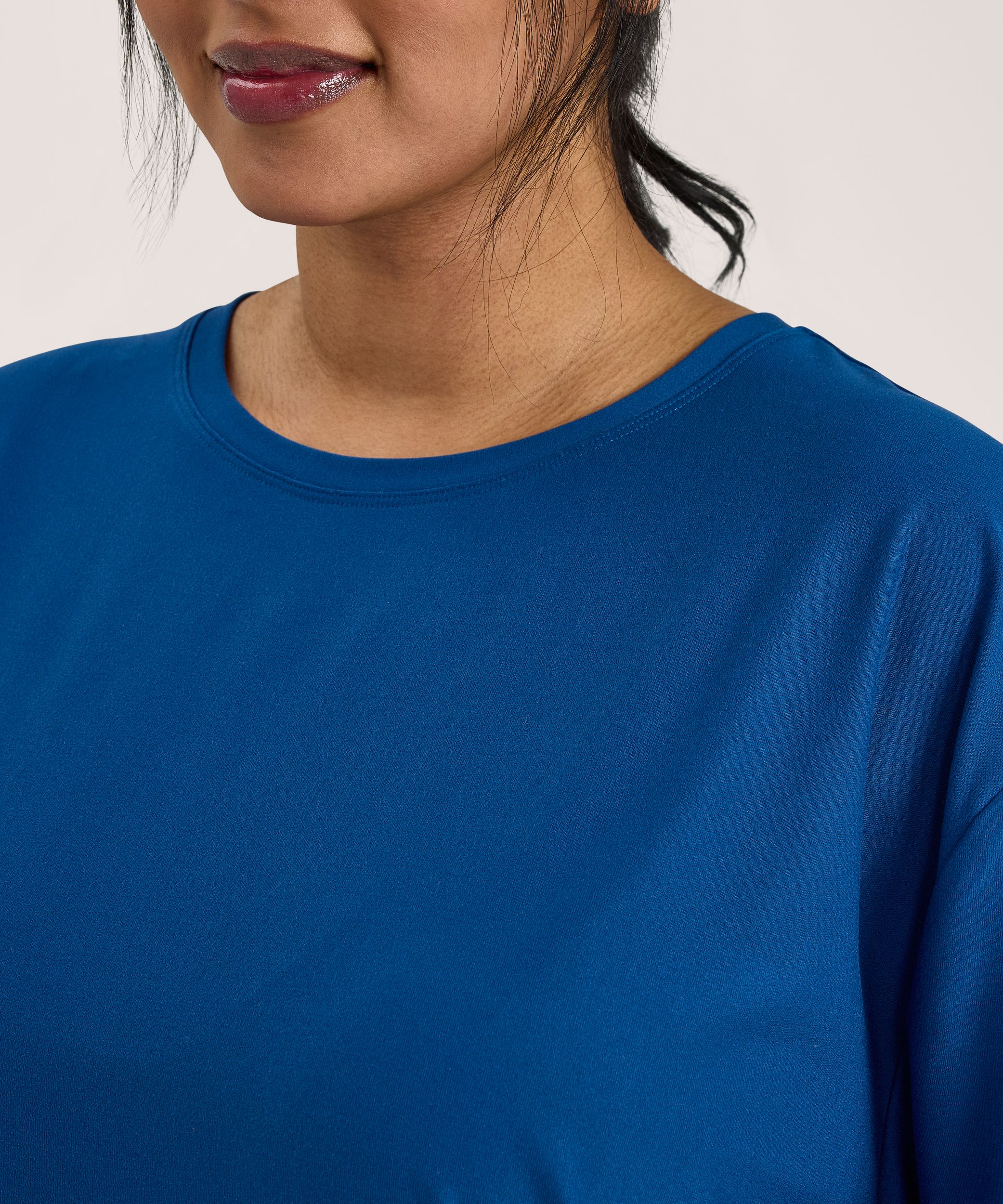 T-shirt à manches courtes et à devant noué pour femmes, Shambhala