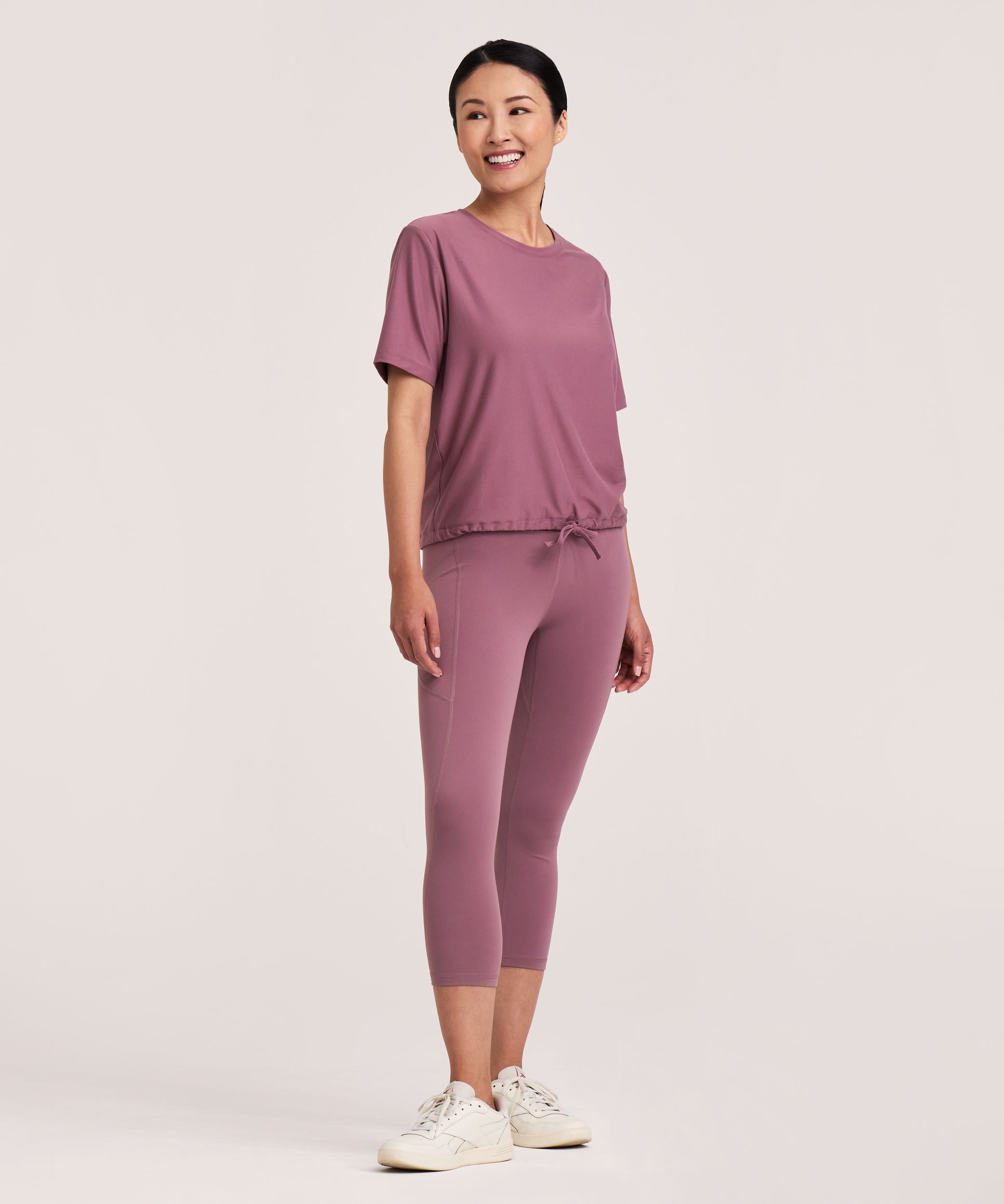 T-shirt à manches courtes et à devant noué pour femmes, Shambhala