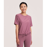 Shambhala Women's Short Sleeve Tie Front T-Shirt