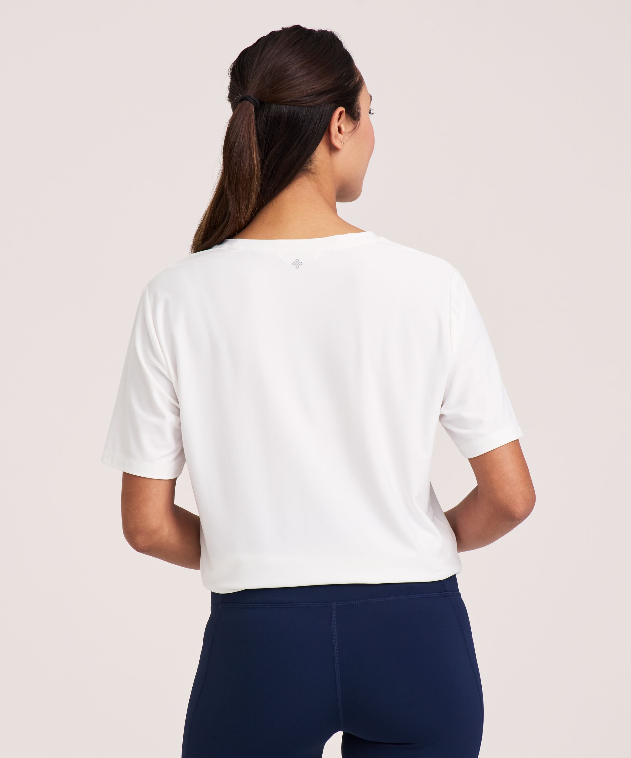 Shambhala Women's Short Sleeve Tie Front T-Shirt