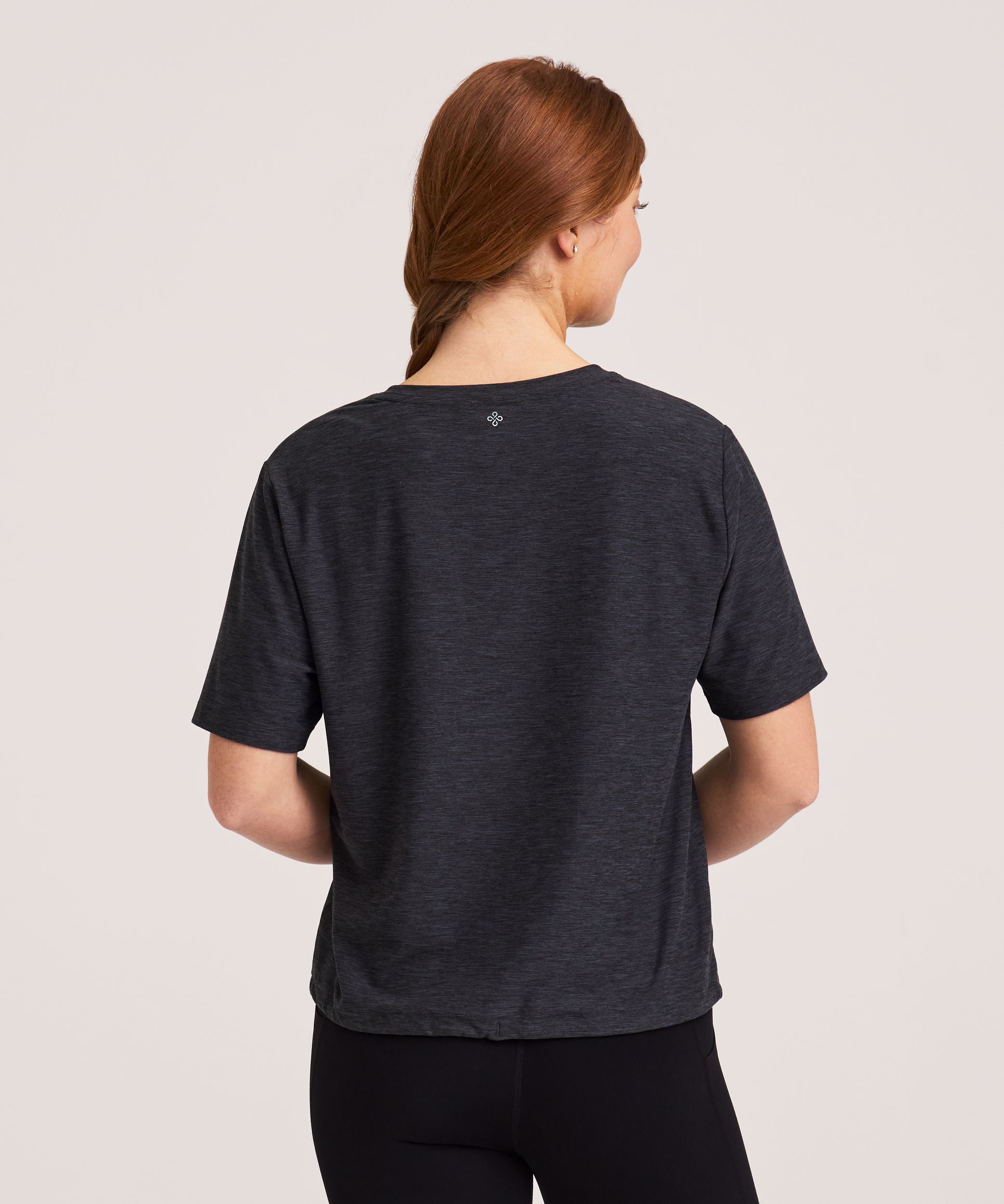 Shambhala Women's Short Sleeve Tie Front T-Shirt