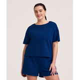 Chandail à encolure ras du cou en ottoman pour femmes, Shambhala Front_Flat