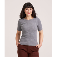 Denver Hayes Women's Short Sleeve Crew Rib T-Shirt