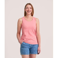 Denver Hayes Women's Crew Neck Cotton Slub Tank Top