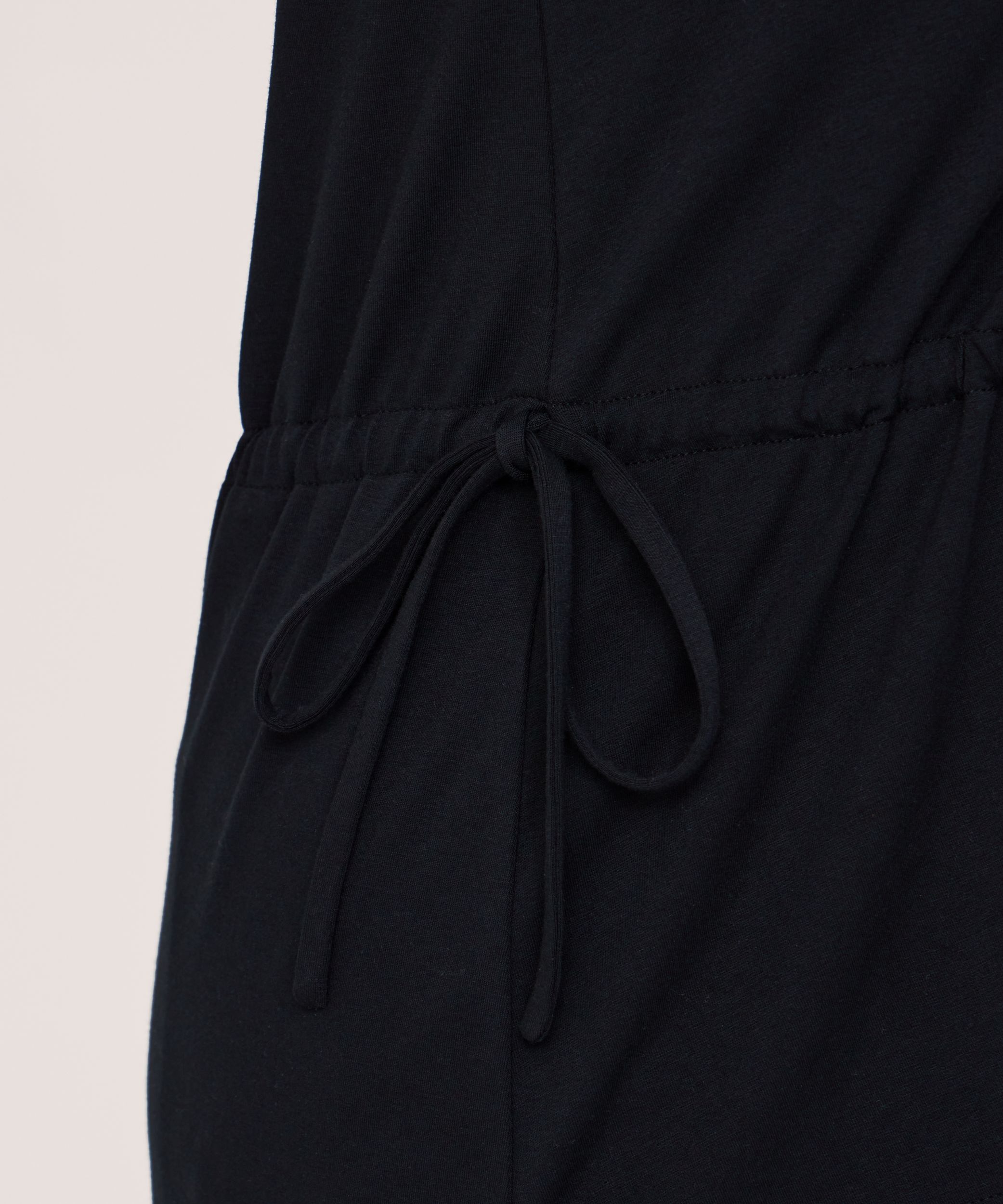 Denver Hayes Women's Relaxed Round Neck Gathered Side Tank Top