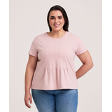 Denver Hayes Women's Relaxed Short Sleeve Seamed T-Shirt
