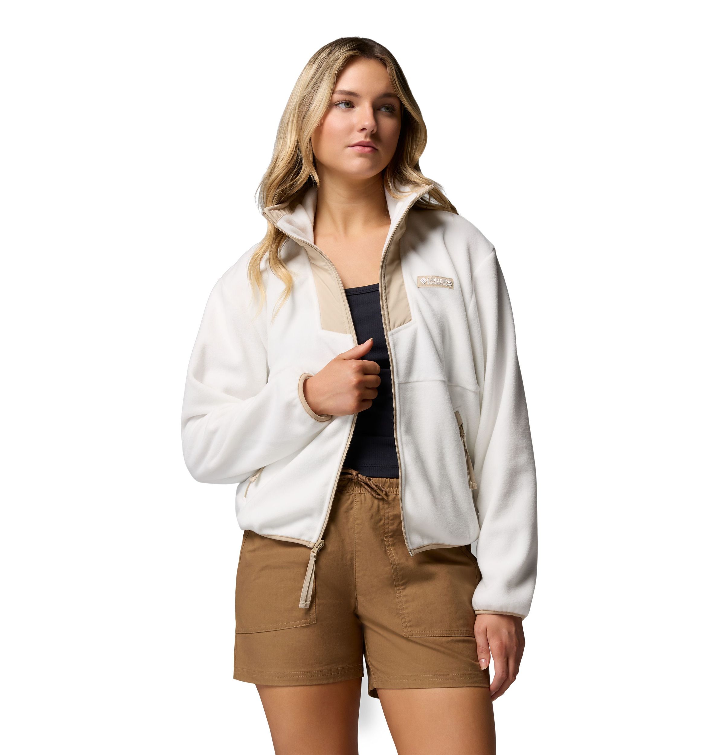 Veste à glissière pleine longueur en molleton pour femmes, Sequoia Grove, Columbia