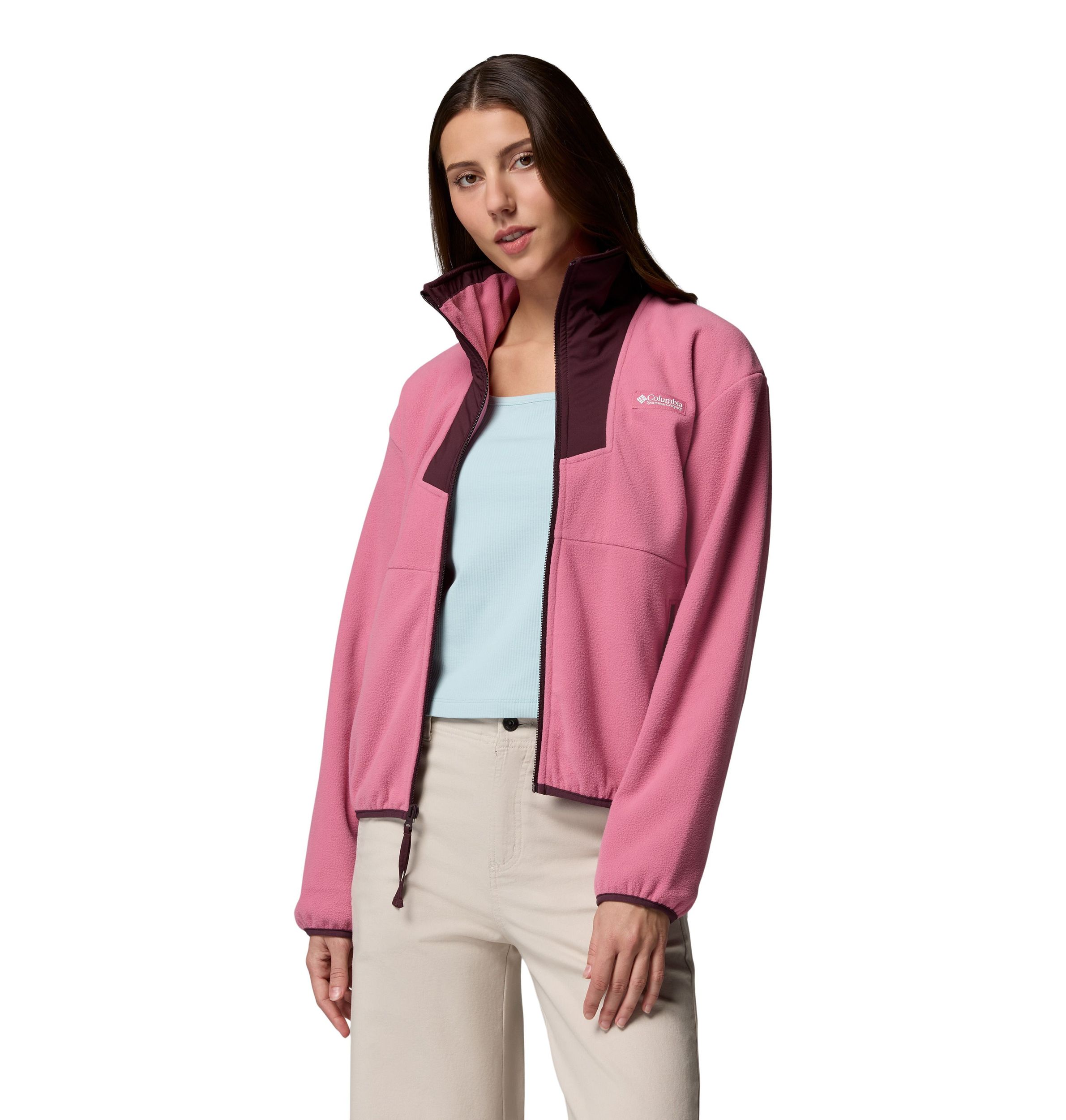 Veste à glissière pleine longueur en molleton pour femmes, Sequoia Grove, Columbia
