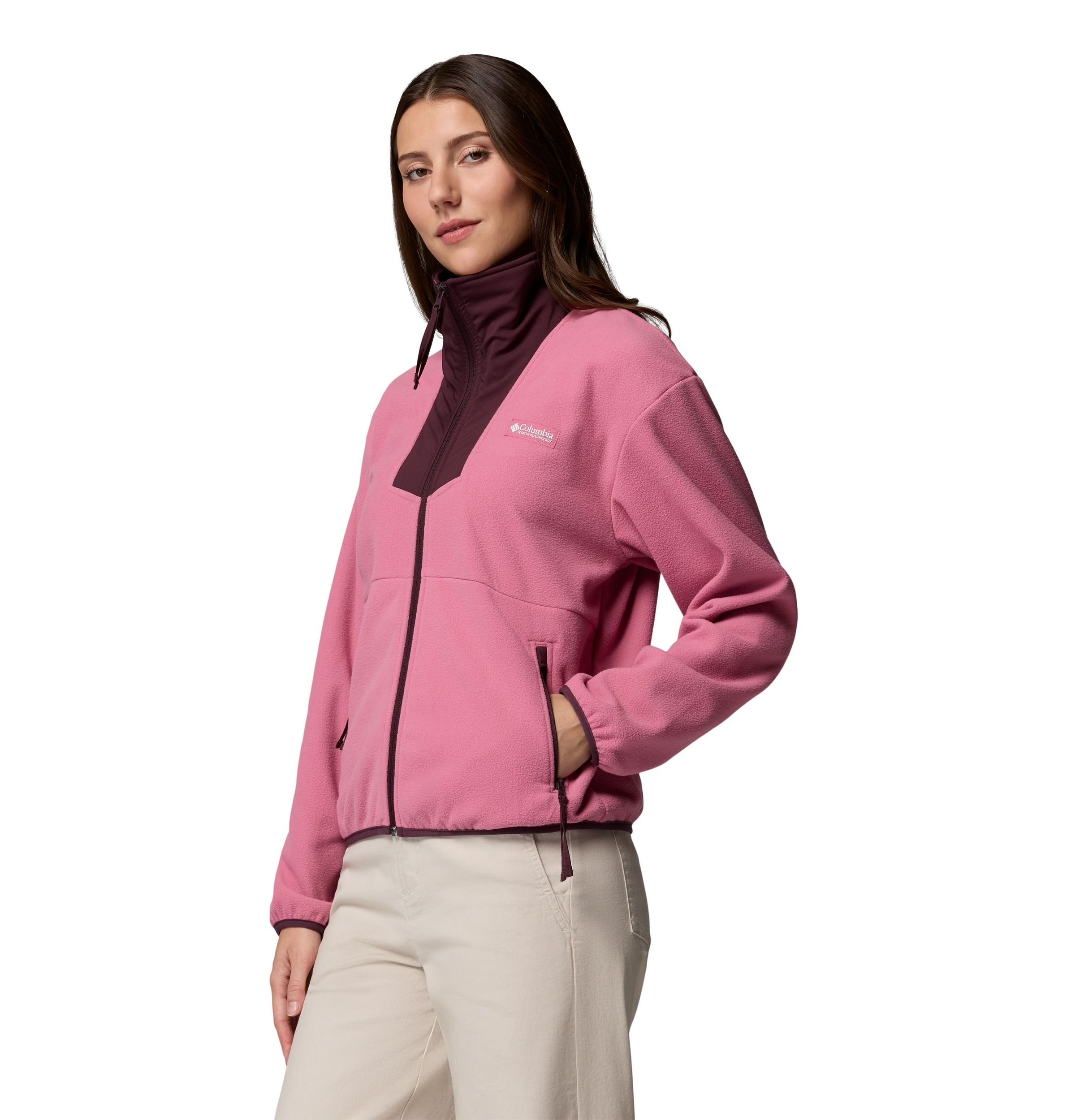 Veste à glissière pleine longueur en molleton pour femmes, Sequoia Grove, Columbia