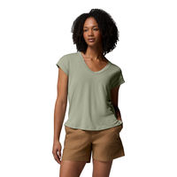 Columbia Women's V-Neck Daniela Falls T-Shirt Front_Flat