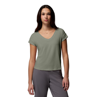 Columbia Women's V-Neck Daniela Falls T-Shirt Front_Flat