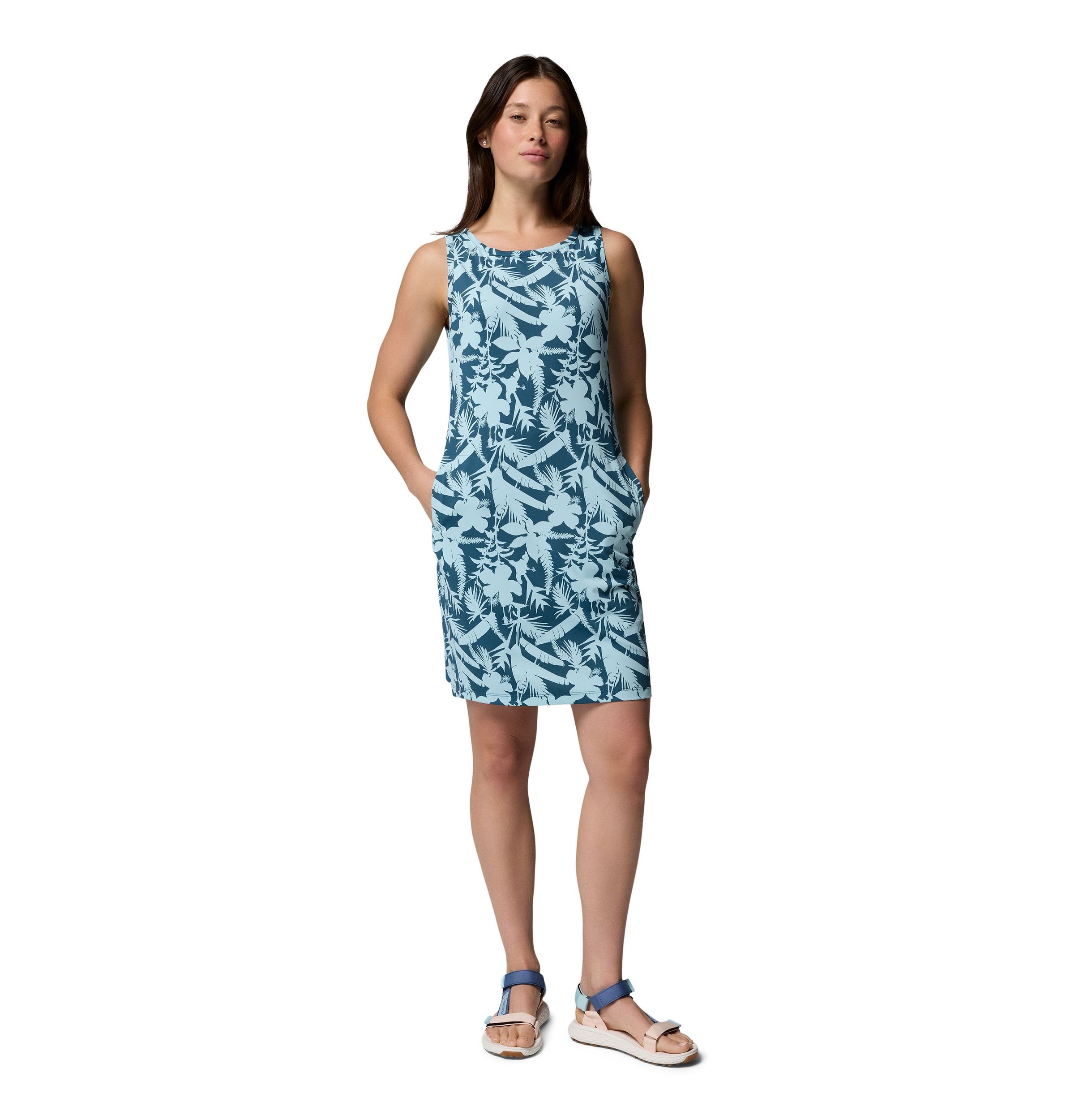 Robe imprimée pour femmes, Chill River, Columbia