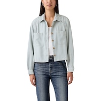 Levi's Women's Tini Long Sleeve Utility Shirt Front_Flat