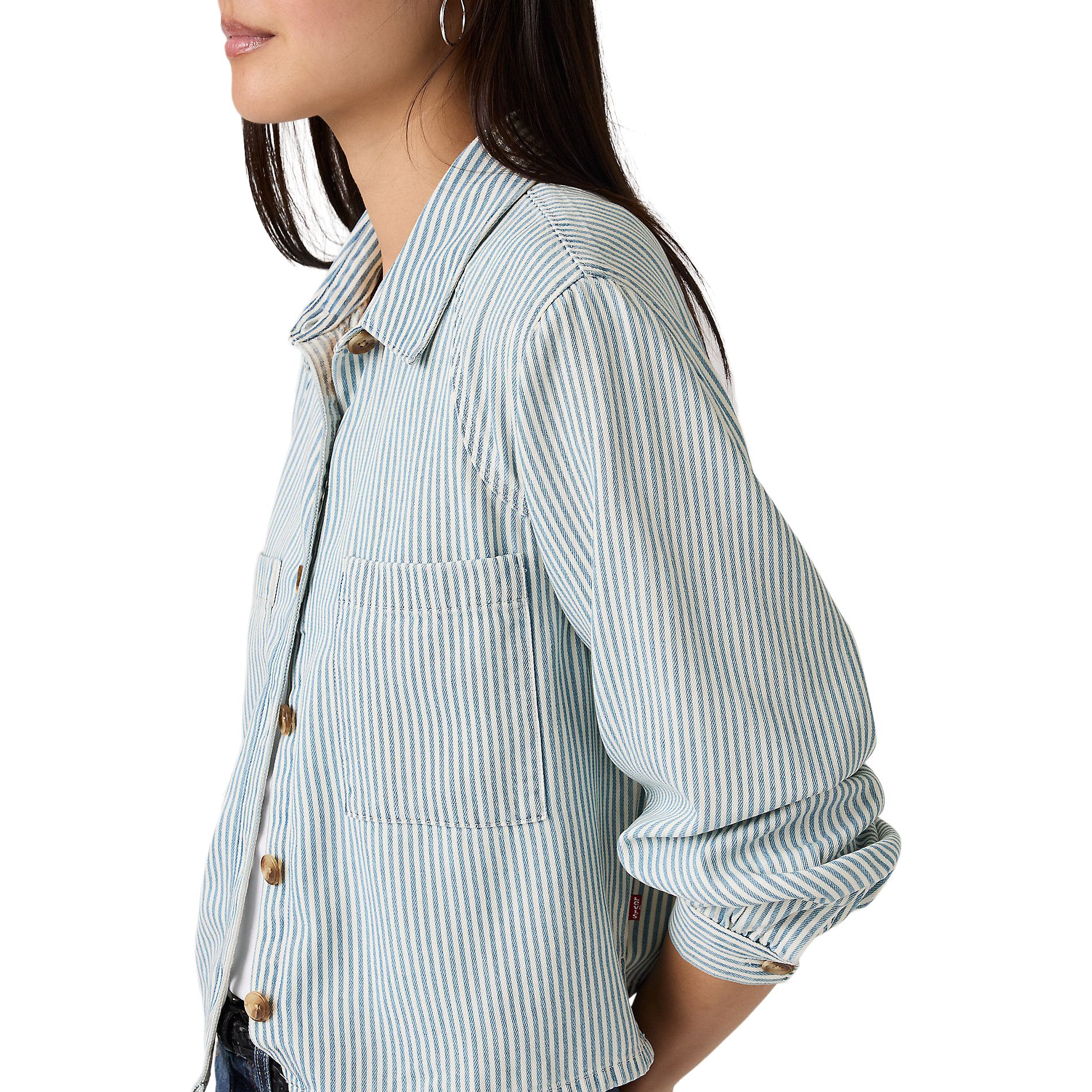 Levi's Women's Tini Long Sleeve Utility Shirt