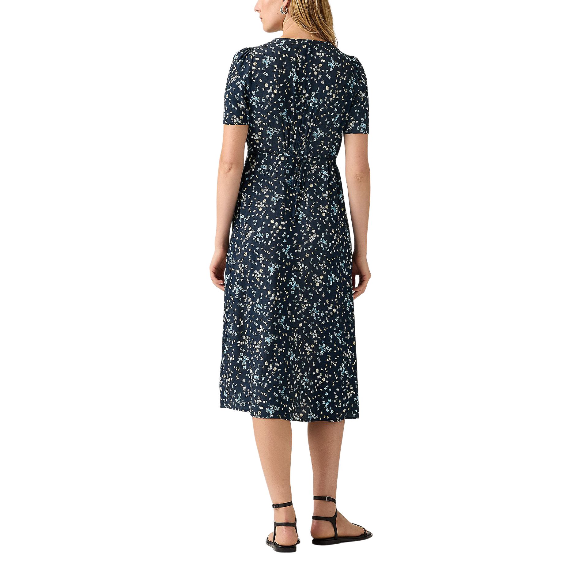 Robe mi-longue en crêpe à manches courtes pour femmes, Paola, Levi's