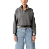 Levi's Women's Everyday Quarter Zip Sweatshirt Front_Flat