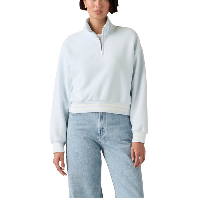 Levi's Women's Everyday Quarter Zip Pullover Sweater