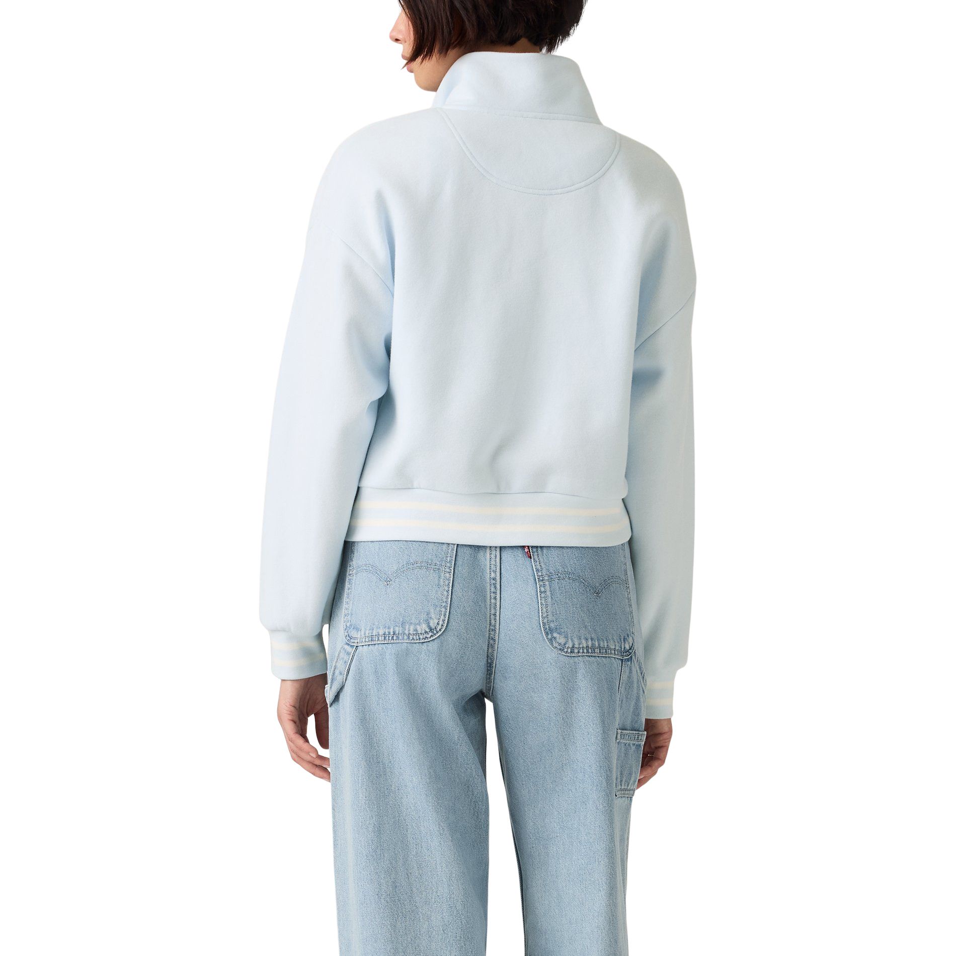 Levi's Women's Everyday Quarter Zip Pullover Sweater