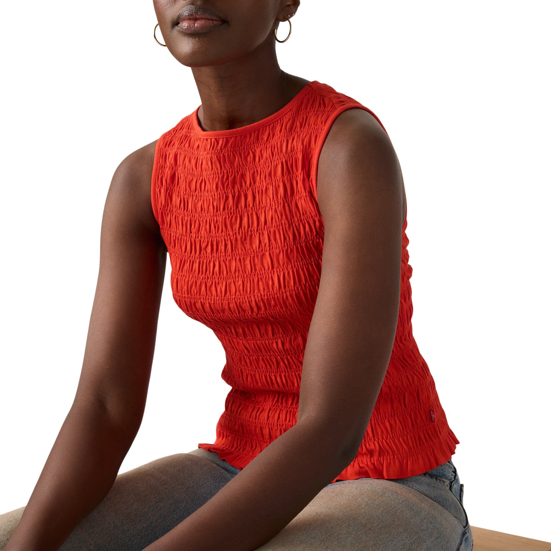 Levi's Women's Bella Smocked Top