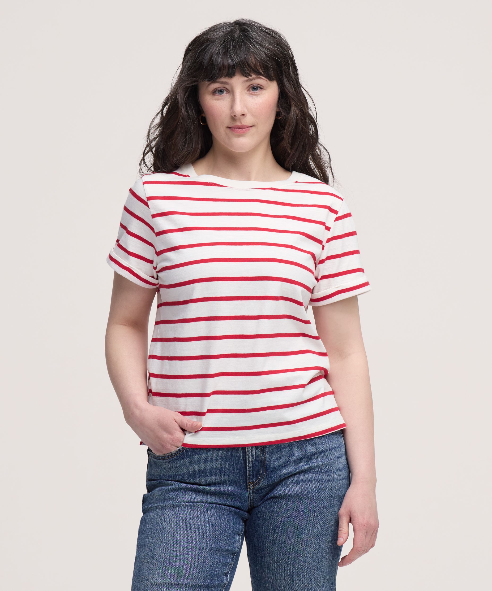 T-shirt à manches courtes flammé pour femmes, Julie, Levi's