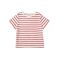 T-shirt à manches courtes flammé pour femmes, Julie, Levi's Front_Flat