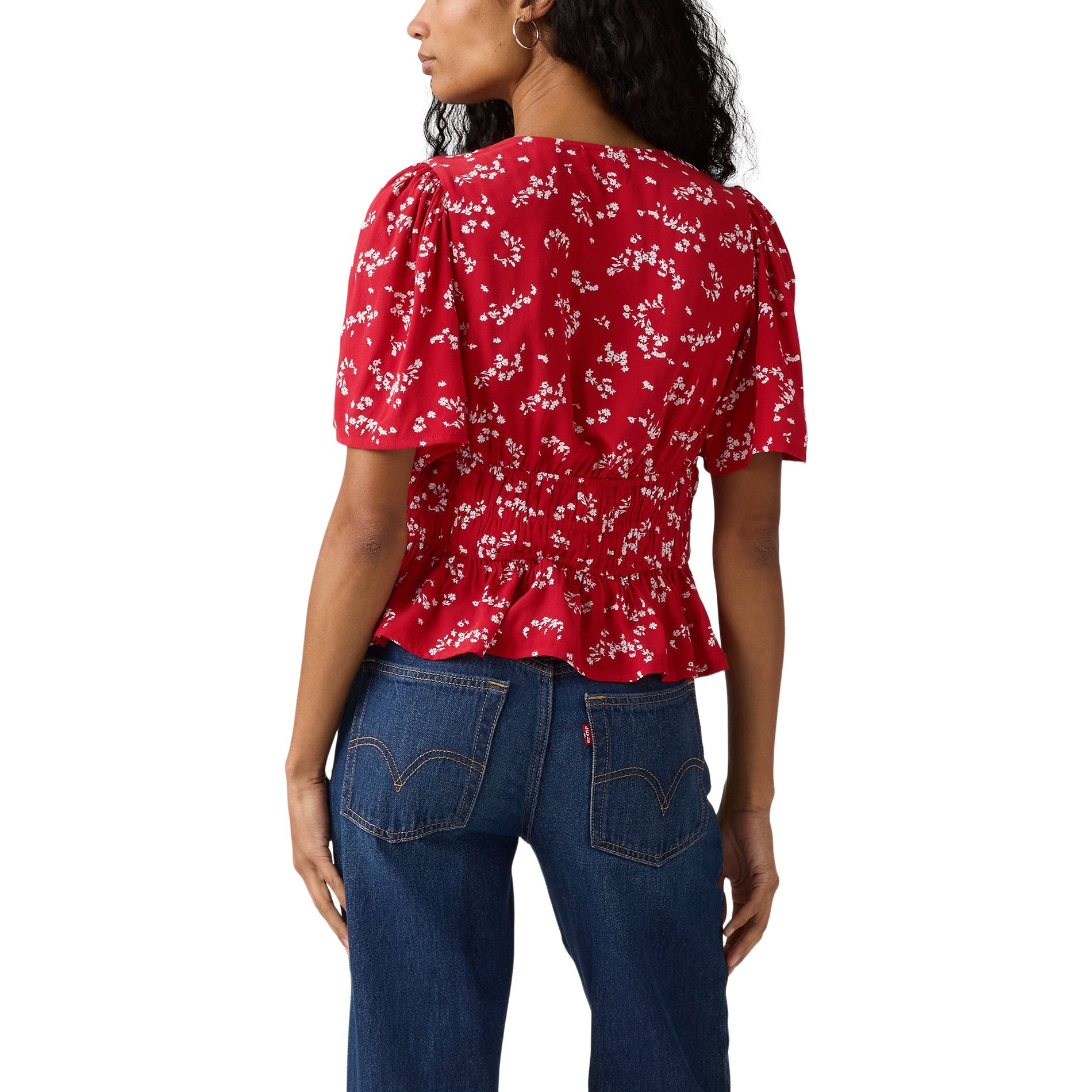 Blouse à manches courtes en tissu crêpe pour femmes, Rylan, Levi's