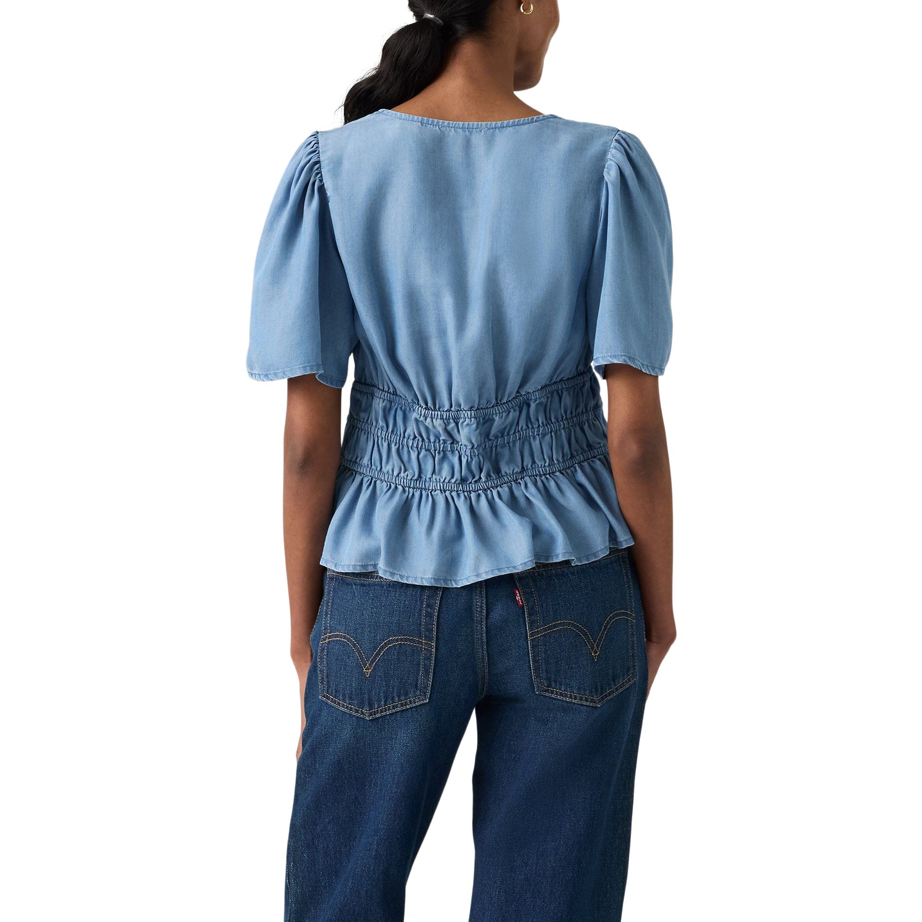 Blouse à manches courtes en tissu crêpe pour femmes, Rylan, Levi's