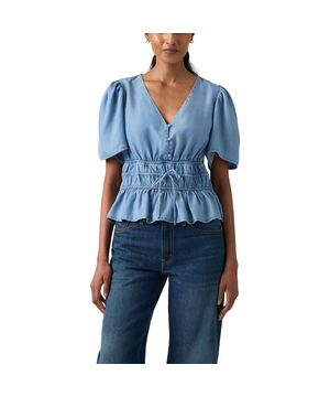Blouse à manches courtes en tissu crêpe pour femmes, Rylan, Levi's