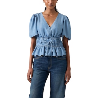 Levi's Women's Rylan Short Sleeve Crepe Blouse