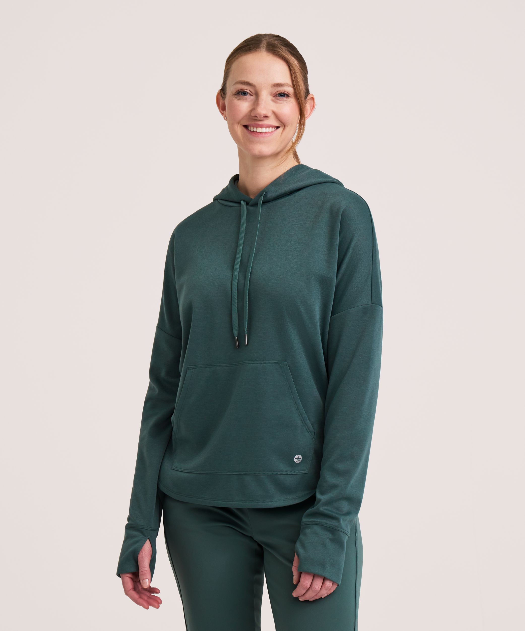 WindRiver Women's Mosquito Tick Repellent Hooded Popover Long Sleeve T-Shirt