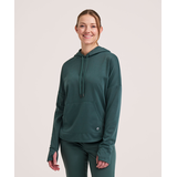 WindRiver Women's Mosquito Tick Repellent Hooded Popover Long Sleeve T-Shirt Front_Flat