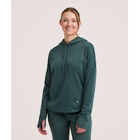 WindRiver Women's Mosquito Tick Repellent Hooded Popover Long Sleeve T-Shirt Front_Flat