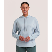 WindRiver Women's Mosquito Tick Repellent Hooded Popover Long Sleeve T-Shirt