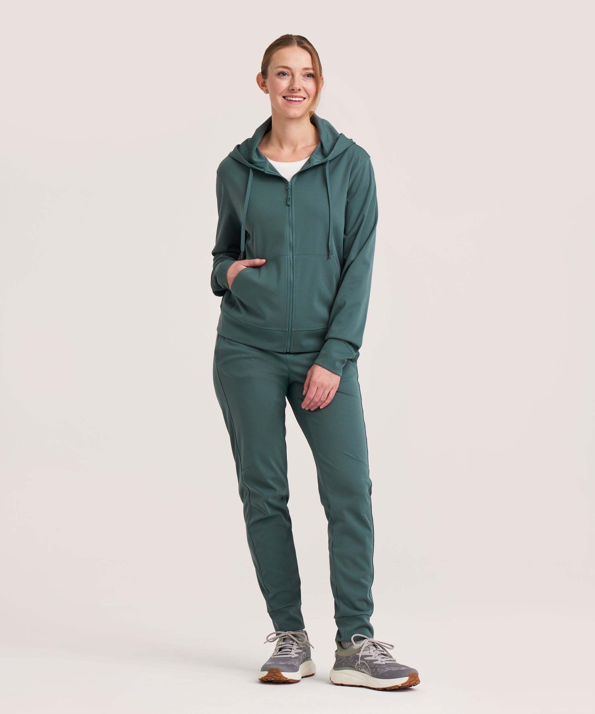 Chandail à capuche à glissière pleine longueur chasse-tiques et chasse-moustiques pour femmes, WindRiver