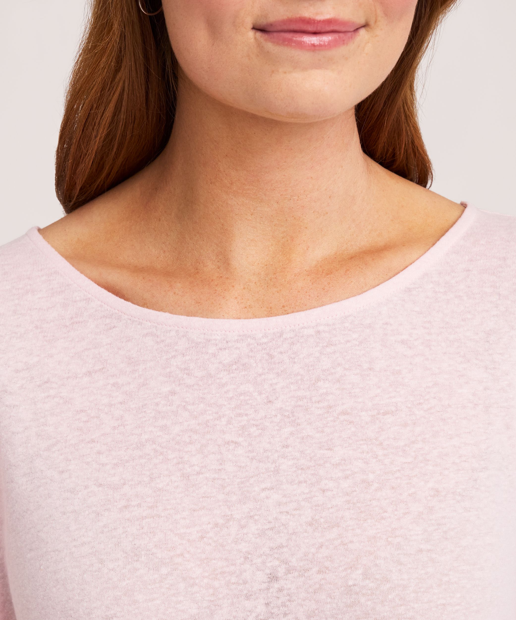 Denver Hayes Women's 3/4 Sleeve Boat Neck T-Shirt