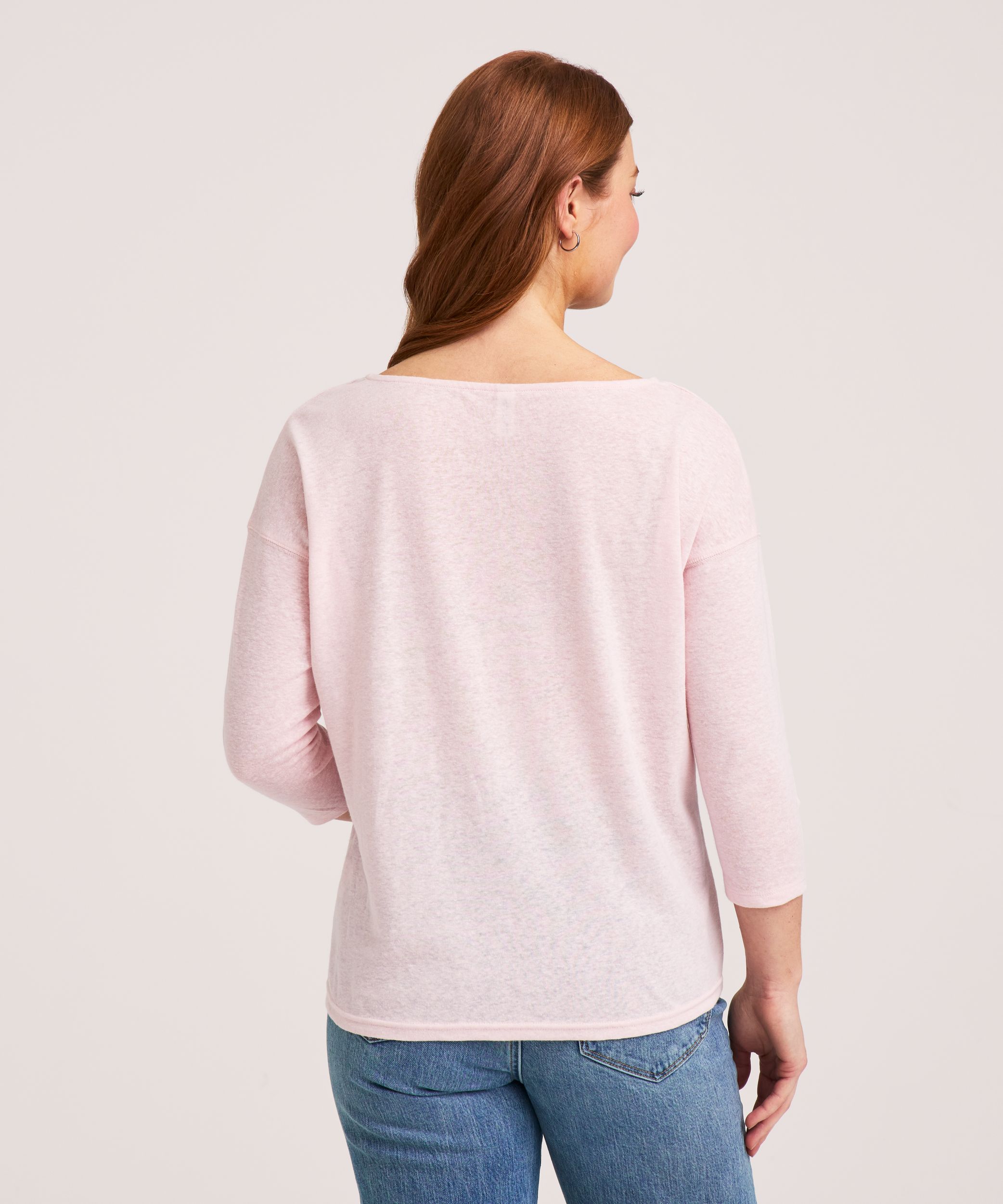 Denver Hayes Women's 3/4 Sleeve Boat Neck T-Shirt