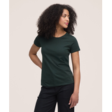 Denver Hayes Women's Short Sleeve Semi-Fitted Round Neck Supima Cotton T-Shirt