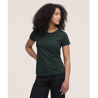 Denver Hayes Women's Short Sleeve Semi-Fitted Round Neck Supima Cotton T-Shirt