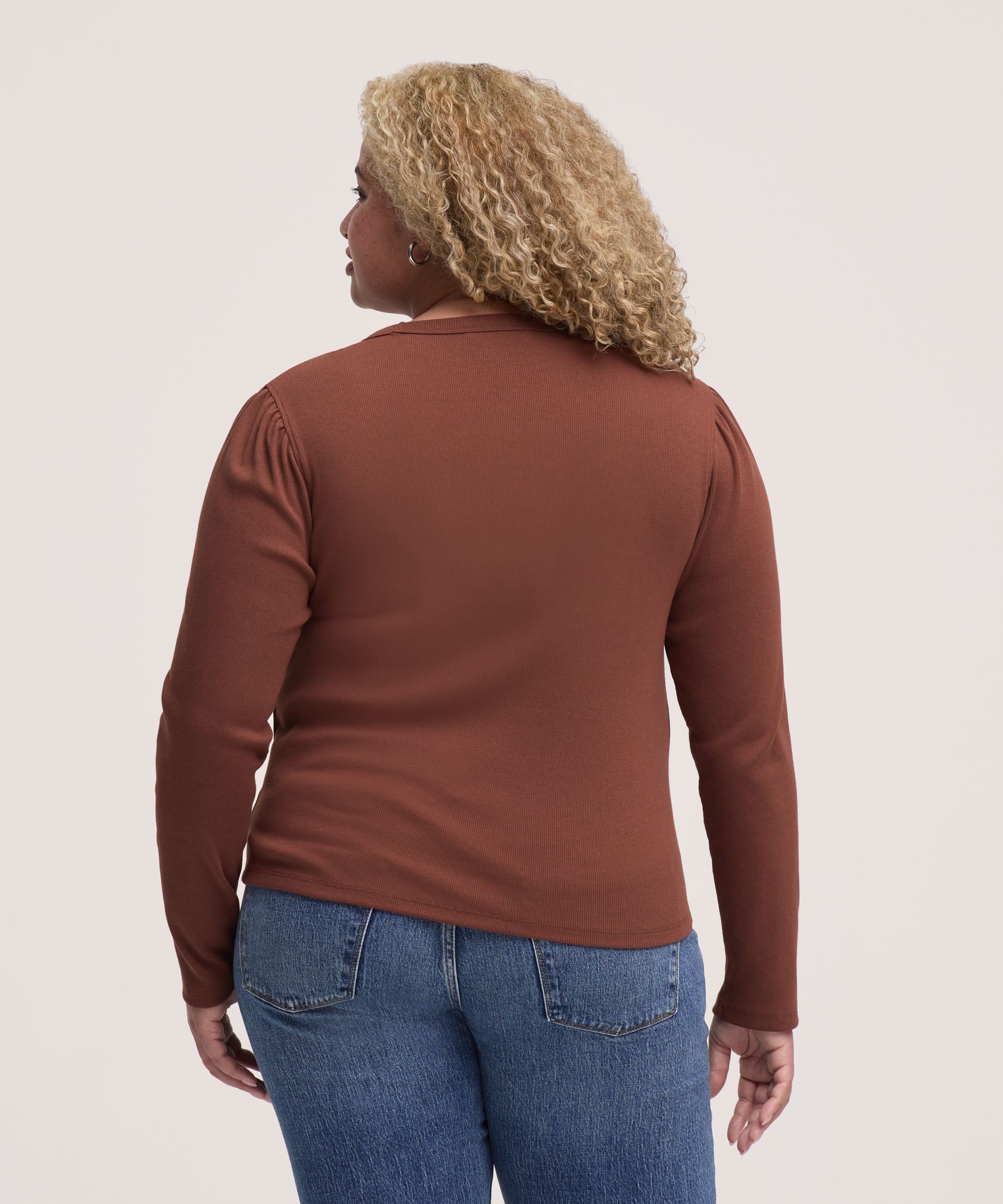 Denver Hayes Women's Long Sleeve Rib Top