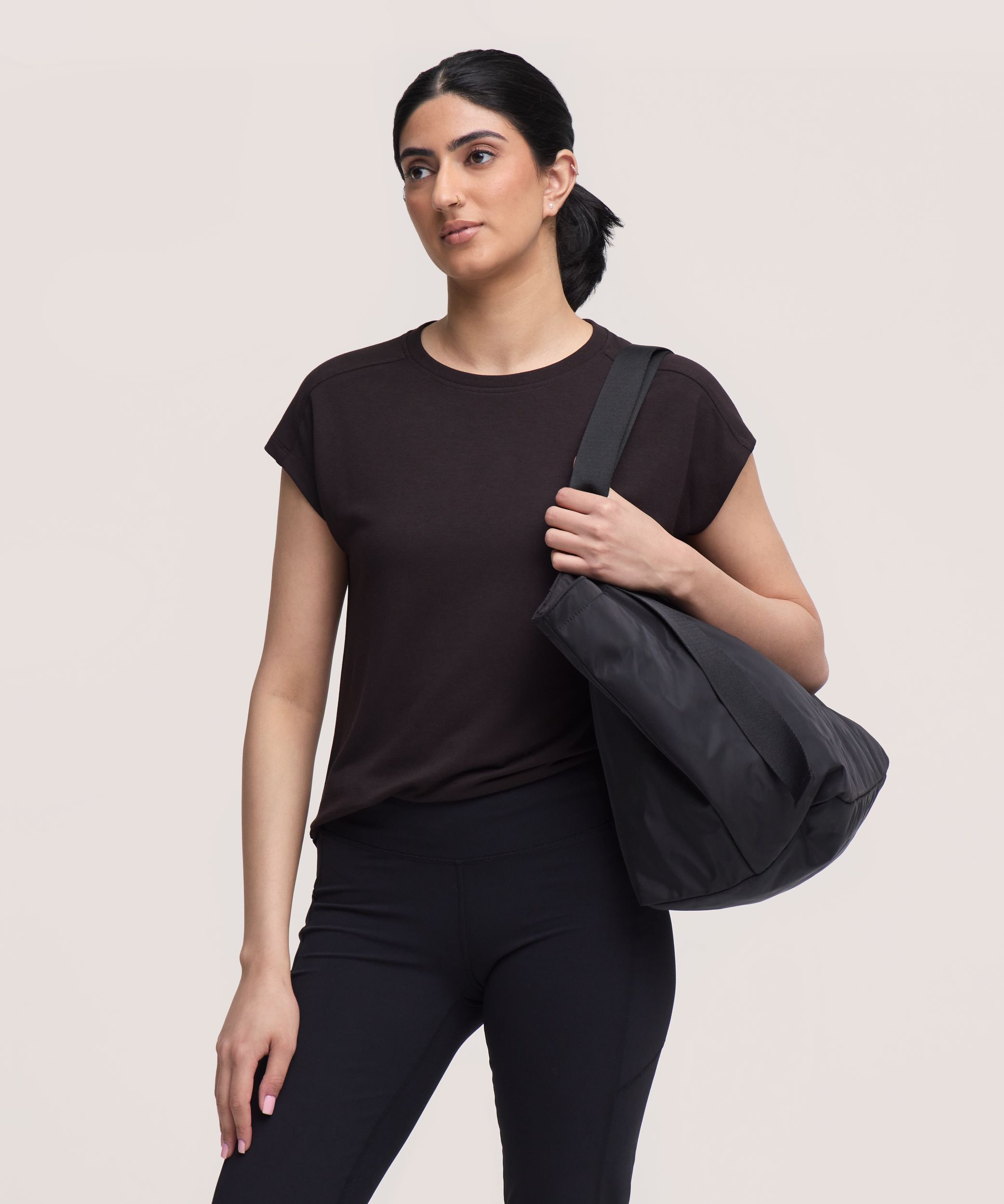 T-shirt de tous les jours à manches courtes pour femmes, Shambhala
