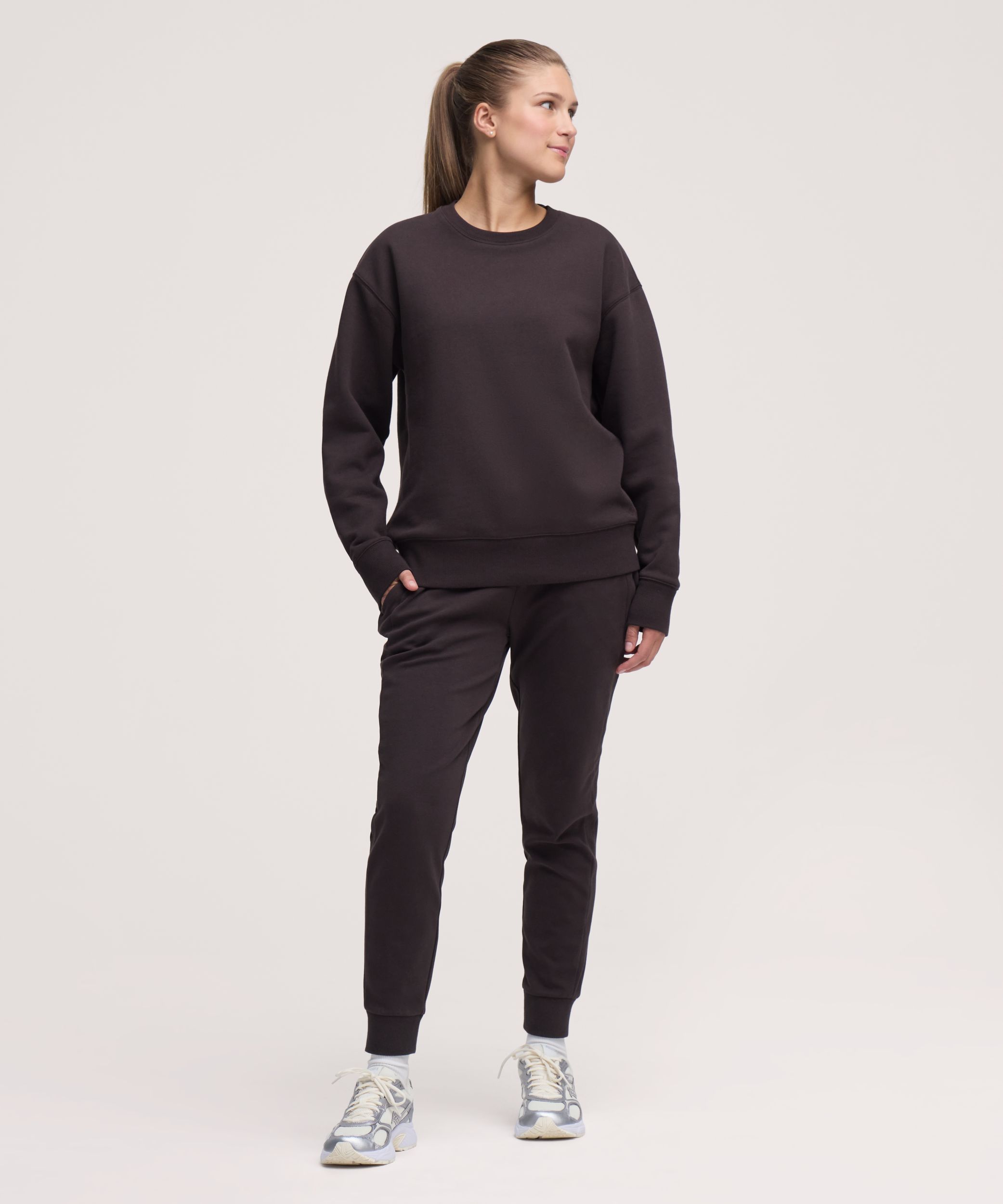 Shambhala Women's Mid-Weight Fleece Crew Neck Pullover