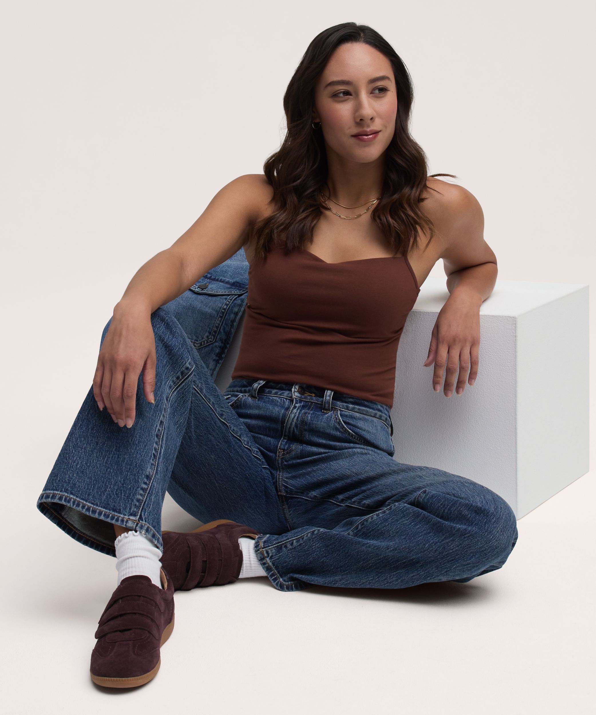 Débardeur avec soutien-gorge intégré Curve Tech pour femmes, Denver Hayes