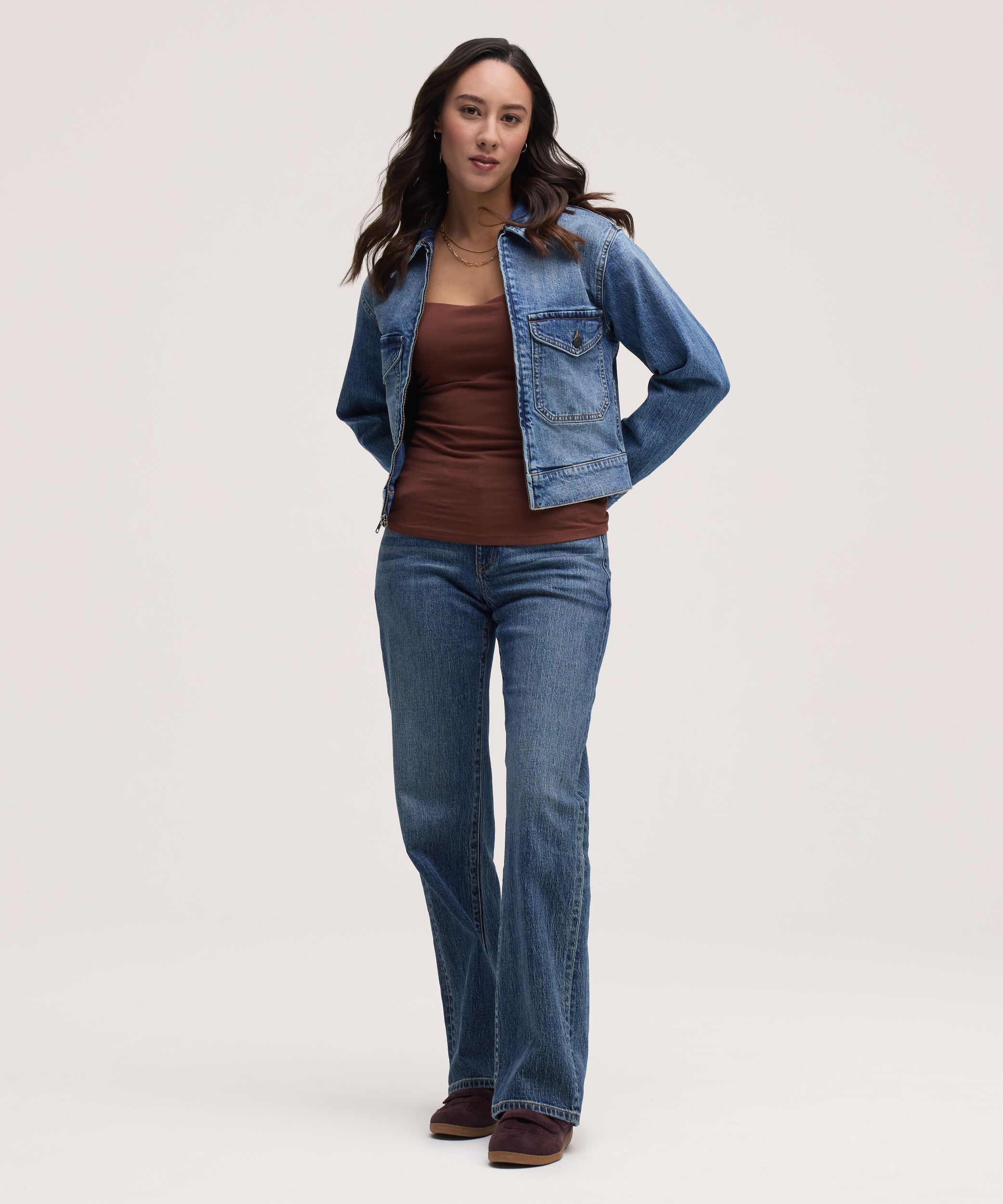 Débardeur avec soutien-gorge intégré Curve Tech pour femmes, Denver Hayes