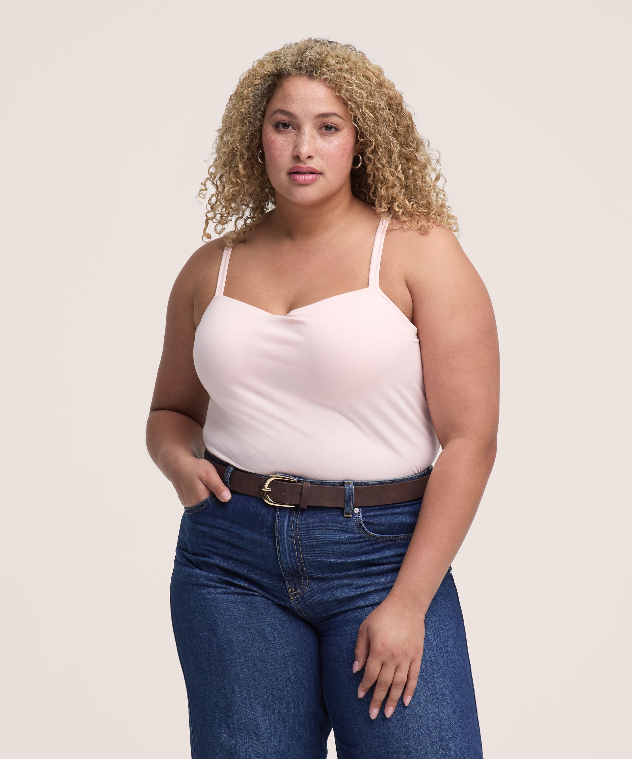 Débardeur avec soutien-gorge intégré Curve Tech pour femmes, Denver Hayes