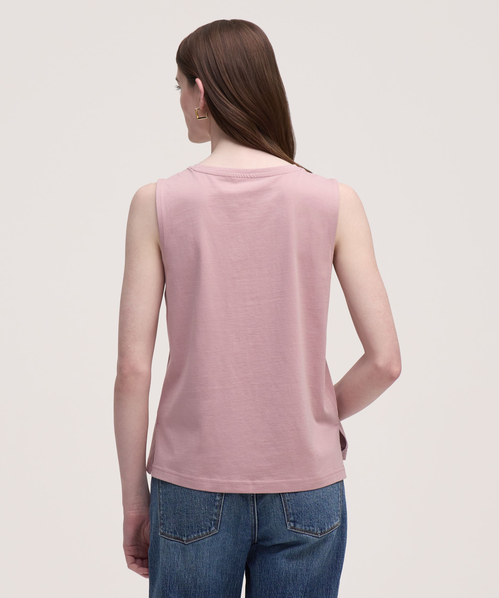 Denver Hayes Semi-Fitted Crewneck Supima Cotton Tank