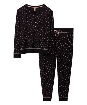 Ensemble de pyjama en jersey 2&nbsp;pièces pour femmes, Denver Hayes