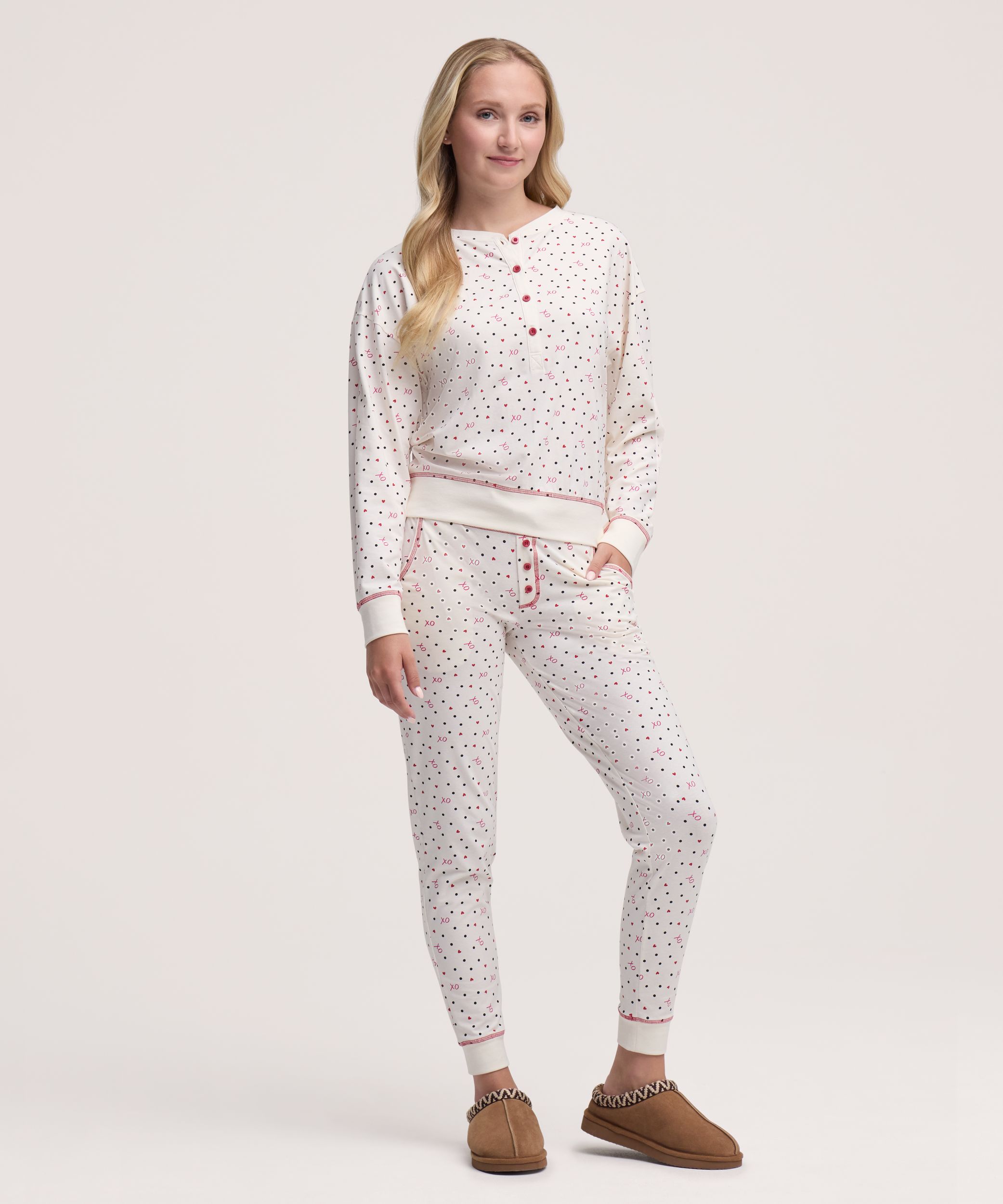 Denver Hayes Women's 2 Piece Jersey Pajama Set