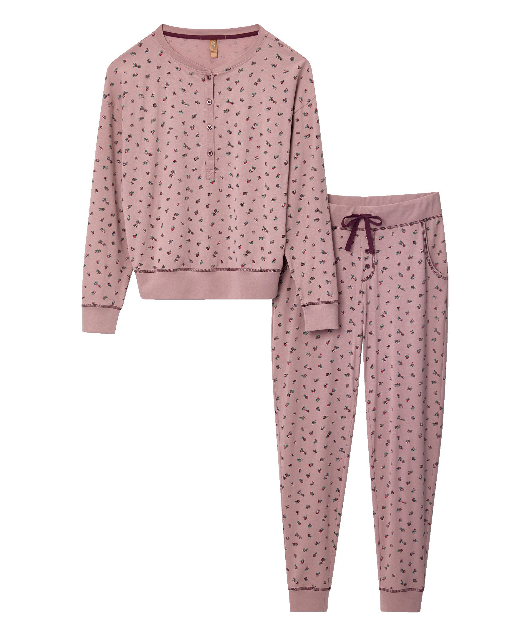 Denver Hayes Women's 2 Piece Jersey Pajama Set