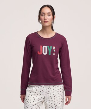 T-shirt en jersey à manches longues pour femmes, Denver Hayes