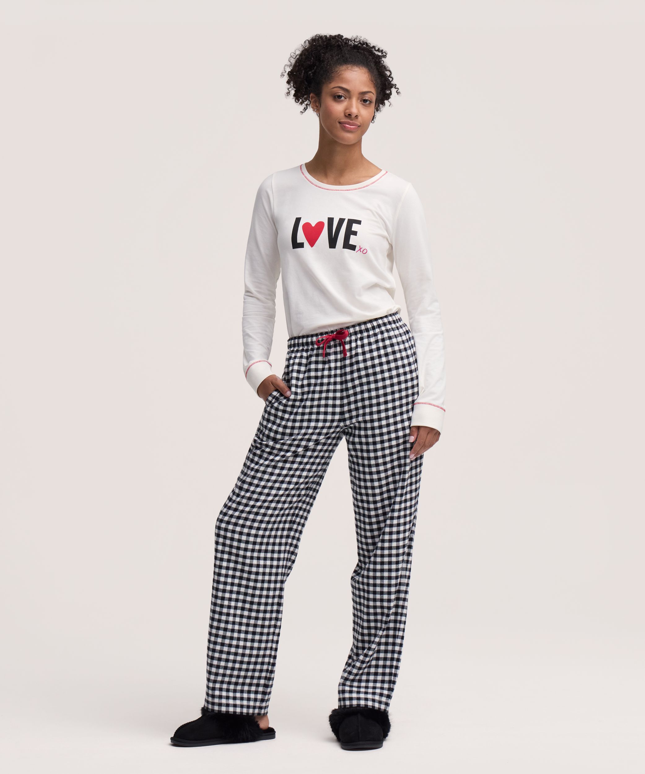Pantalon en flanelle pour femmes, Denver Hayes